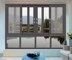 <span class=keywords><strong>Prix</strong></span> d'usine traitement fenêtre ignifuge pont cassé en alliage d'aluminium fenêtre coulissante insonorisée - Product Image 1