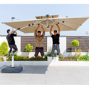 <span class=keywords><strong>Parasol</strong></span> de jardin pliable de luxe, imperméable et écologique pour jardins, terrasses, hôtels - Utilisation commerciale, grand <span class=keywords><strong>parasol</strong></span> de jardin - Product Image 2