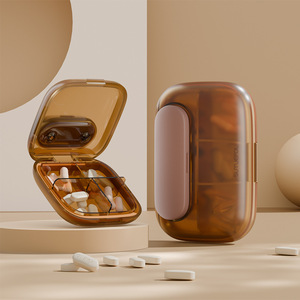 Distributeur de médicaments portable, mini boîte à pilules scellée pour une utilisation quotidienne, adaptée à trois repas par jour, sept jours par semaine. - Product Image 2
