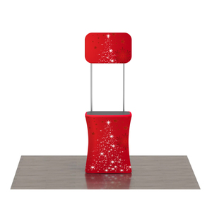 Mostrador Portátil <span class=keywords><strong>de</strong></span> Alta Calidad para <span class=keywords><strong>Ferias</strong></span> Comerciales, Mesa <span class=keywords><strong>de</strong></span> Recepción Plegable <span class=keywords><strong>de</strong></span> Aluminio para Interiores y Exteriores, Fácil <span class=keywords><strong>de</strong></span> Transportar para Promoción Comercial - Product Image 1