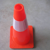 Grande construction de marque grand cylindre maigre diviseur de route Danger cônes de signalisation de danger orange poteau de barrière de Polisi