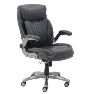 Silla Ejecutiva de Oficina de Cuero Sintético 2025 con Soporte Lumbar Ergonómico 3D Incite y Reposabrazos Abatibles - Product Image 2