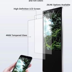 จอแสดงผล LED โฆษณาแบบติดผนัง/ตั้งพื้นสำหรับในอาคาร พร้อมเครื่องเล่นสื่ออัตโนมัติ - Product Image 4