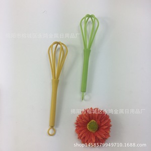 Mini Plastic Egg Beater Dough Mixer Kitchen Baking <b>Tool</b> Small Gift Wholesale Jieyang Origin Hand Wash Only - Product Image 5