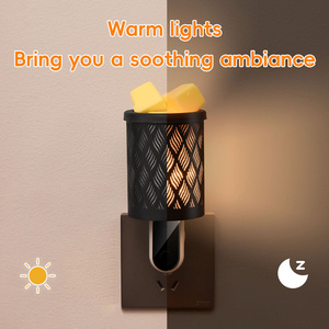 Nuovi Articoli 2026 Prodotti di Tendenza Lampada Scaldacera Profumata Nera Dimmerabile dal Design Personalizzato - Product Image 1