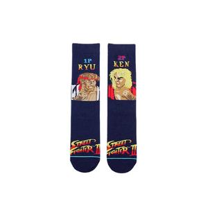 WZ86 Chaussettes à la mode décontractées inspirées de l'anime pour hommes Street Fighter Byrong <span class=keywords><strong>Ken</strong></span> Chunli Design mi-long pour l'été - Product Image 5