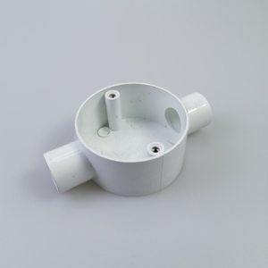 חשמל 20mm 25mm PVC תיבת 1 דרך 2 -3 - 4 דרך צומת צומת קופסא פלסטיק עגול תיבה - Product Image 4