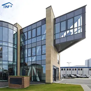 Aluminum Alloy Energy Saving Soundproof Reflective Low-E Insulated Glass Curtain Wall