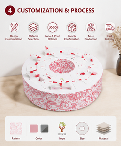 Calendrier de l'Avent Beauté 24 Jours avec Portes Numérotées, Rangement Réutilisable pour Soins de la Peau, Bijoux et Cosmétiques - Product Image 4