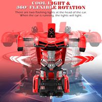 Fábrica de Fabricación, Precio Bajo, Escala 1/18, 6 Canales de Control, Robot Inteligente Transformable, Autos RC, Juguetes de Control Remoto con Deformación