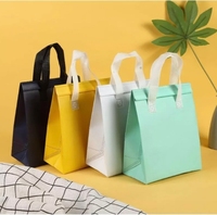 Petit sac isotherme à emporter pour la livraison de repas, sac de livraison alimentaire portable jetable en non-tissé, sac isotherme non tissé