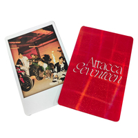Nouvelle carte énorme holographique de luxe avec cartes Kpop Lomo Kpop 1 grande boîte