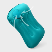 Oreiller de voyage gonflable en PVC personnalisé, doux et facile à transporter, idéal pour la plage - Vente en gros