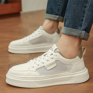 2025 model men's platform <b>shoes</b> - stylish, elevated, luxurious and casual <b>sneakers</b> with breathable and comfortable mesh fabric. - Product Image 4