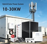 Sistem Tenaga Surya Hibrida Oryta 10-30KW Kit Surya Komersial Lengkap Dengan Baterai LiFePO4 dan Panel Surya