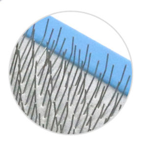 Cepillo de púas de acero inoxidable y mango ergonómico de plástico, peine grande de 15.4*10.5cm para el cuidado de mascotas - Product Image 5