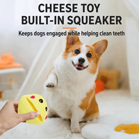 Jouet interactif pour chien en peluche de dessin animé, durable, anti-ennui, pour dissimuler la nourriture (fromage, lait, pois, fusée) - Vente en gros