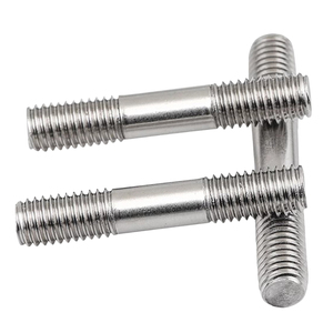 Vis à double extrémité en acier inoxydable 304 de haute qualité M6 M14 M16 M20, boulons à tige filetée double, lisses - Product Image 5