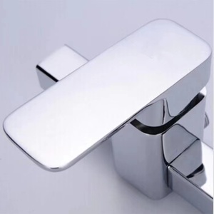Grifo <span class=keywords><strong>de</strong></span> <span class=keywords><strong>Ducha</strong></span> Cuadrado <span class=keywords><strong>de</strong></span> Pared, Mezclador <span class=keywords><strong>de</strong></span> Baño, Grifo <span class=keywords><strong>de</strong></span> Bañera Moderno, Precio Económico, Cromado, Venta Directa <span class=keywords><strong>de</strong></span> Fábrica - Product Image 2