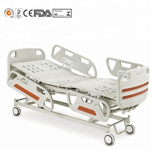 เตียงผู้ป่วย Aolike รุ่น ALK06-A329P-B หรูหรา แบบสามมือหมุน โครงเหล็<span class=keywords><strong>กก</strong></span>ล้าคาร์บอน สไตล์ยุโรป พร้อมราวกั้นข้าง หัวเตียง/ปลายเตียง และระบบควบคุมกลาง - Product Image 2