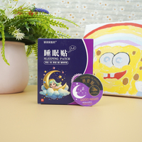 Patchs de sommeil Zourunan à l'huile essentielle de lavande pour apaiser et détendre le corps, soin nocturne, 10 patchs, vente en gros OEM