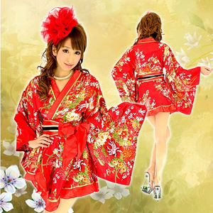 Women's Yukata Long Sleeve Traditional Kimono Elegant Woven Soft Sleepwear Red White Black Color Women's Wear - Product Image 4