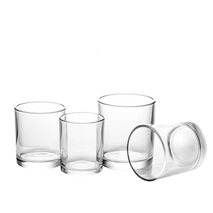 ขวดแก้วใสสำหรับใส่เทียนที่ใส่ภาชนะภาชนะใสสำหรับทำเทียนโคมไฟขวดใส่เทียน - Product Image 4