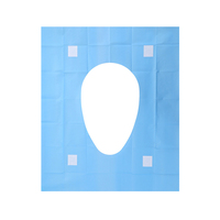 Housses de siège de toilette jetables emballées individuellement Matériau en papier imperméable Nouvelle marque Lotus Couleur personnalisée Équipements de l'hôtel