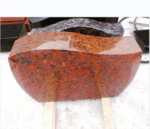 Lapide e monumento memoriali <span class=keywords><strong>tomba</strong></span> montante granito rosso lapide - Product Image 5