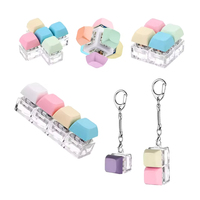 Fidget Switches Keycap Key Chain Fidget Keyboard Clicker Stress Relief Keychain Decompression
