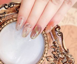 Uñas Postizas 3D <span class=keywords><strong>con</strong></span> Punta Francesa en Forma Ovalada, <span class=keywords><strong>con</strong></span> Perlas, Diamantes de Imitación y Efecto Mármol, Juego de 24 Piezas, Venta al Por Mayor - Product Image 5