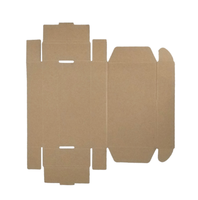 Boîte d'expédition pliable personnalisée en carton ondulé durable avec matériaux recyclés pour l'emballage de vêtements, chaussettes, chaussures et articles de prêt-à-porter pour la vente au détail