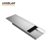 UISOLAR - Goulotte de câblage solaire perforée pour câbles électriques, galvanisée à chaud, pour support photovoltaïque