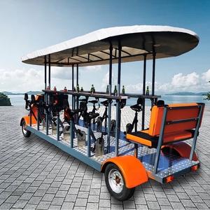 OEM Populaire Électrique Pédale Équitation Bière Vélo De Luxe Mise À Niveau Mobile Bar Bière Voiture Visite Ville Bus Partie Vélo Pédale Bar - Product Image 5