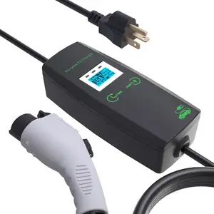 11kw Ev Charger 32A EVSE Type 2 Ev Charger 3 Phase Mobile Ev Charge With 5 Meters Charging Cable CE TUV Rohs