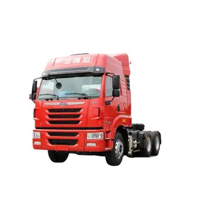 베스트 판매 6x4 트랙터 트럭 FAW 380hp 트랙터 10 바퀴 트레일러 트럭 100 톤 트랙터 트럭