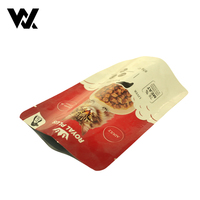 Sachet de conditionnement pour aliments pour animaux de compagnie humides, en aluminium de qualité alimentaire, imprimé sur mesure, résistant aux hautes températures (121°C), thermoscellable, pour cuisson et rétortage
