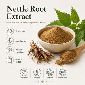 Extrait de <span class=keywords><strong>racine</strong></span> d'<span class=keywords><strong>ortie</strong></span> de qualité alimentaire, poudre d'extrait botanique, approvisionnement en vrac, extrait de <span class=keywords><strong>racine</strong></span> d'<span class=keywords><strong>ortie</strong></span> - Product Image 2