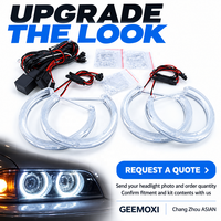 Anneaux halo LED Angel Eyes pour BMW Série 3 E46 1998-2005, feux de jour SMD ultra lumineux, kit de rétrofit pour phares