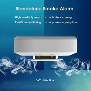 Factory Hot Sale Kunststoff gehäuse Tragbare Reise Unabhängige Feueralarm Rauchmelder - Product Image 2