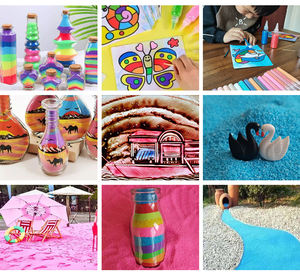 <span class=keywords><strong>Arena</strong></span> de <span class=keywords><strong>Color</strong></span> no tóxica ecológica <span class=keywords><strong>para</strong></span> epoxi, decoración de Arte de suelo moderno <span class=keywords><strong>para</strong></span> exteriores, acabado liso, paquete personalizable - Product Image 5