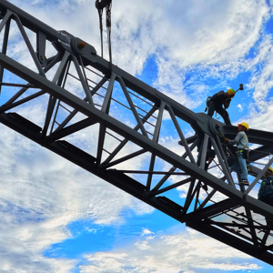 رافعة برجية مسطحة متينة بمحرك وصندوق تروس، سعة 8 طن، ذراع 50 متر، نظام مضاد للتصادم، كفاءة عالية للاستخدام في البناء - Product Image 1