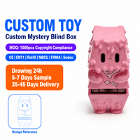 Keycap Artisanal Rose en Forme de Slime, Figurine de Dessin Animé Imprimée en 3D UV sur ABS, pour Clavier Mécanique, Jouet de Bureau Anti-Stress Personnalisé