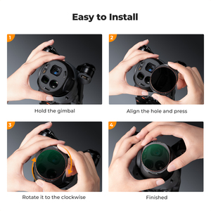 Kit de Filtros CPL ND de K&F Concept para DJI <span class=keywords><strong>Mavic</strong></span> 4 Pro, Filtros de Lente de Cámara para Drones con Polarización de Densidad Neutra CPL ND8 ND16 ND32 ND64 - Product Image 6
