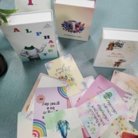 Carton et papier d'art imprimés personnalisés en gros jouant à l'impression offset de cartes de voeux de jeu