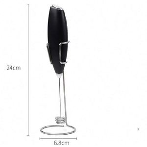 Batidora de Mano Wsy674 para Matcha, Mezclador de Bebidas, Espumador de Leche Eléctrico, Espumador de Café de Acero Inoxidable con Soporte - Product Image 6