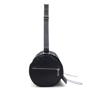 Made In Korea Casual Daily Bag Multi Pocket Storage Black Everyday Handbag With Adjustable <b>Straps</b> For <b>Shoulder</b> And Cross - Product Image 4