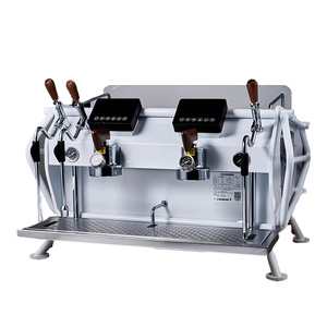 เครื่องชงกาแฟ XEOLEO แบบสองหัว 2 ลิตร + 6 ลิตร หม้อต้มคู่ กำลังไฟ 4500 วัตต์ เครื่องทำเอสเพรสโซ 9 บาร์ ปั๊มโรตารี่ เครื่องชงกาแฟอัตโนมัติ - Product Image 5