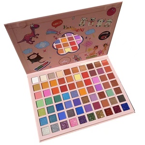 Haute qualité 70 couleurs dessin animé ombre à paupières plaque nacré mat paillettes maquillage <span class=keywords><strong>Europe</strong></span> et Amérique plaque multicolore - Product Image 5