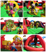 Mickey Souris Gonflable Videur Château Gonflable Sautant Gonflable Mickey Parc Pour Enfants Aire De Jeux